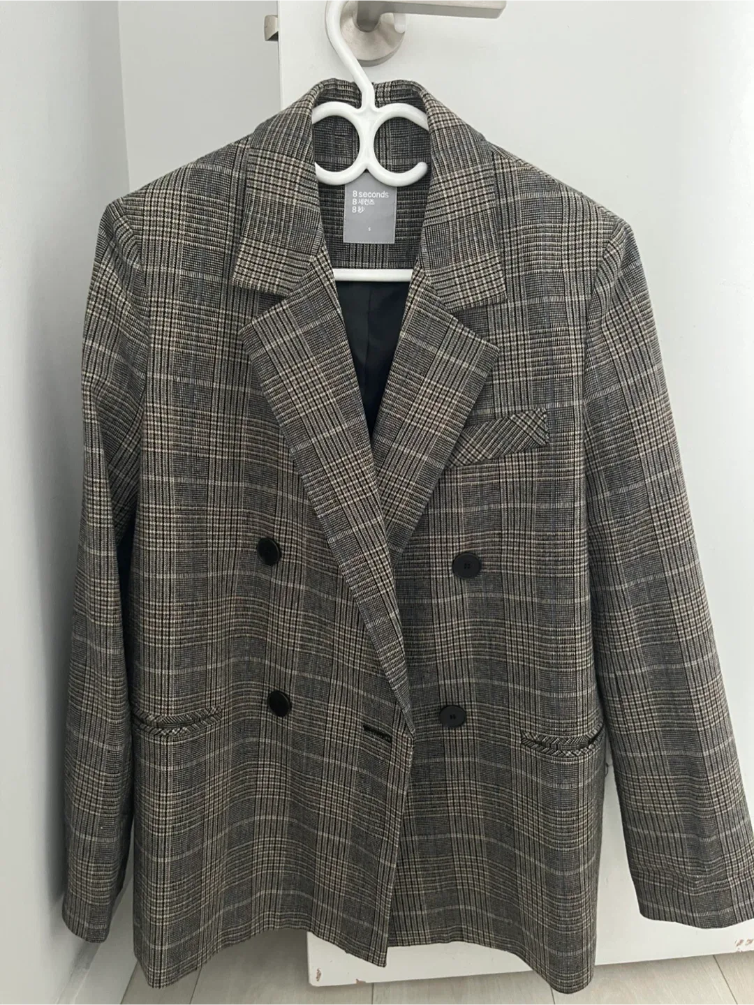 Women Plaid Blazer