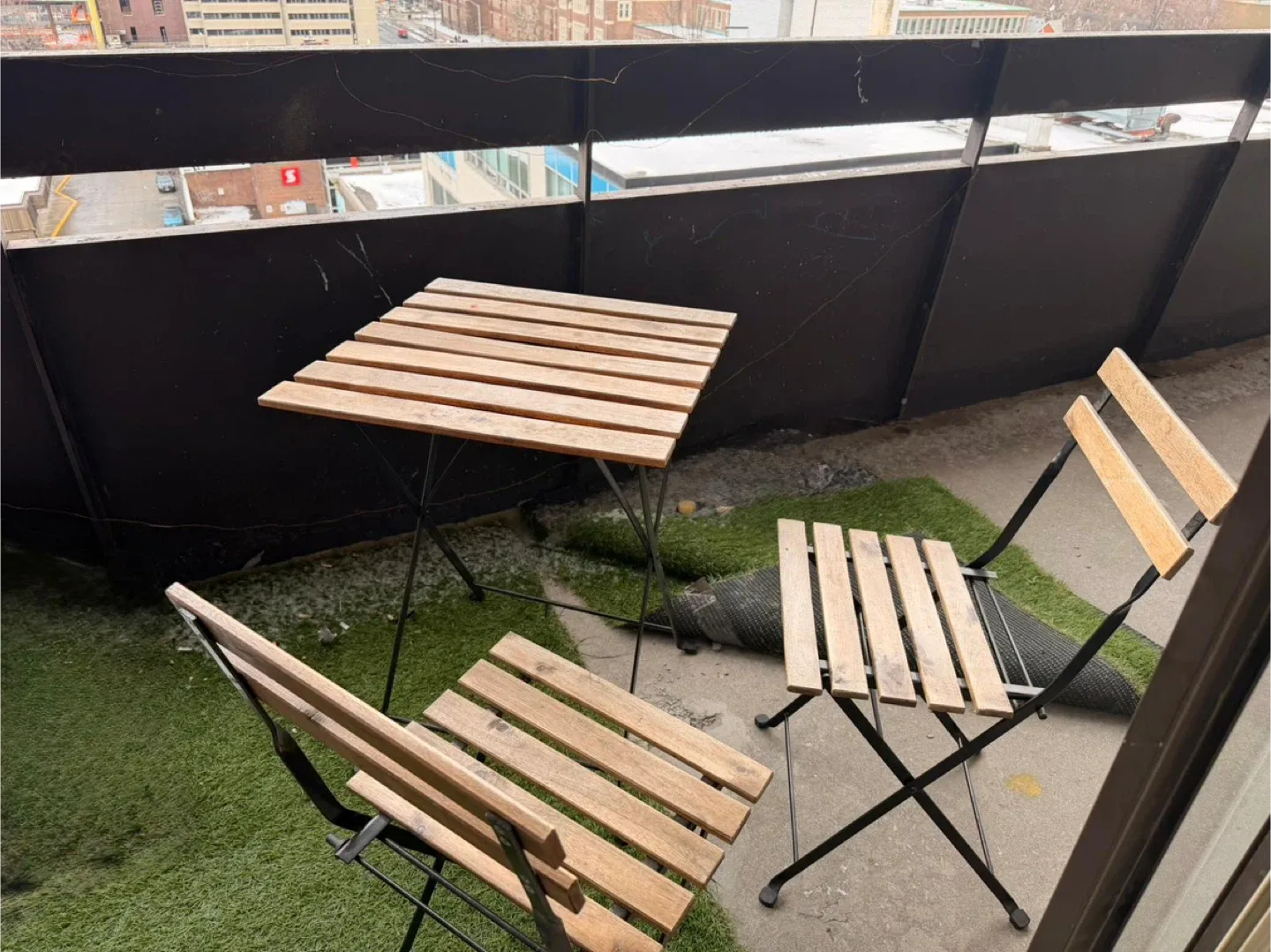 Outdoor Bistro Set - Table & 2 Chairs