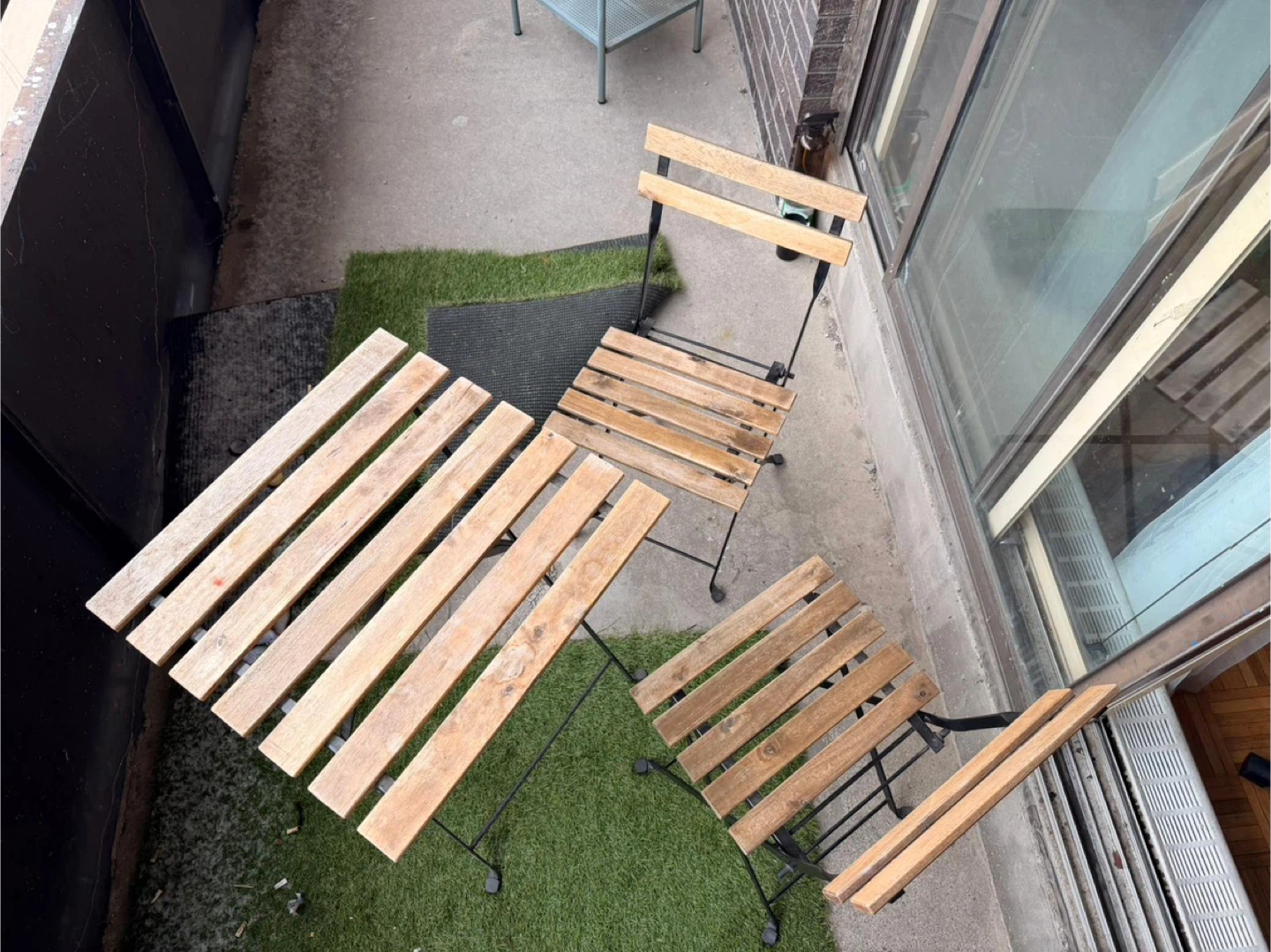 Outdoor Bistro Set - Table & 2 Chairs - photo 2