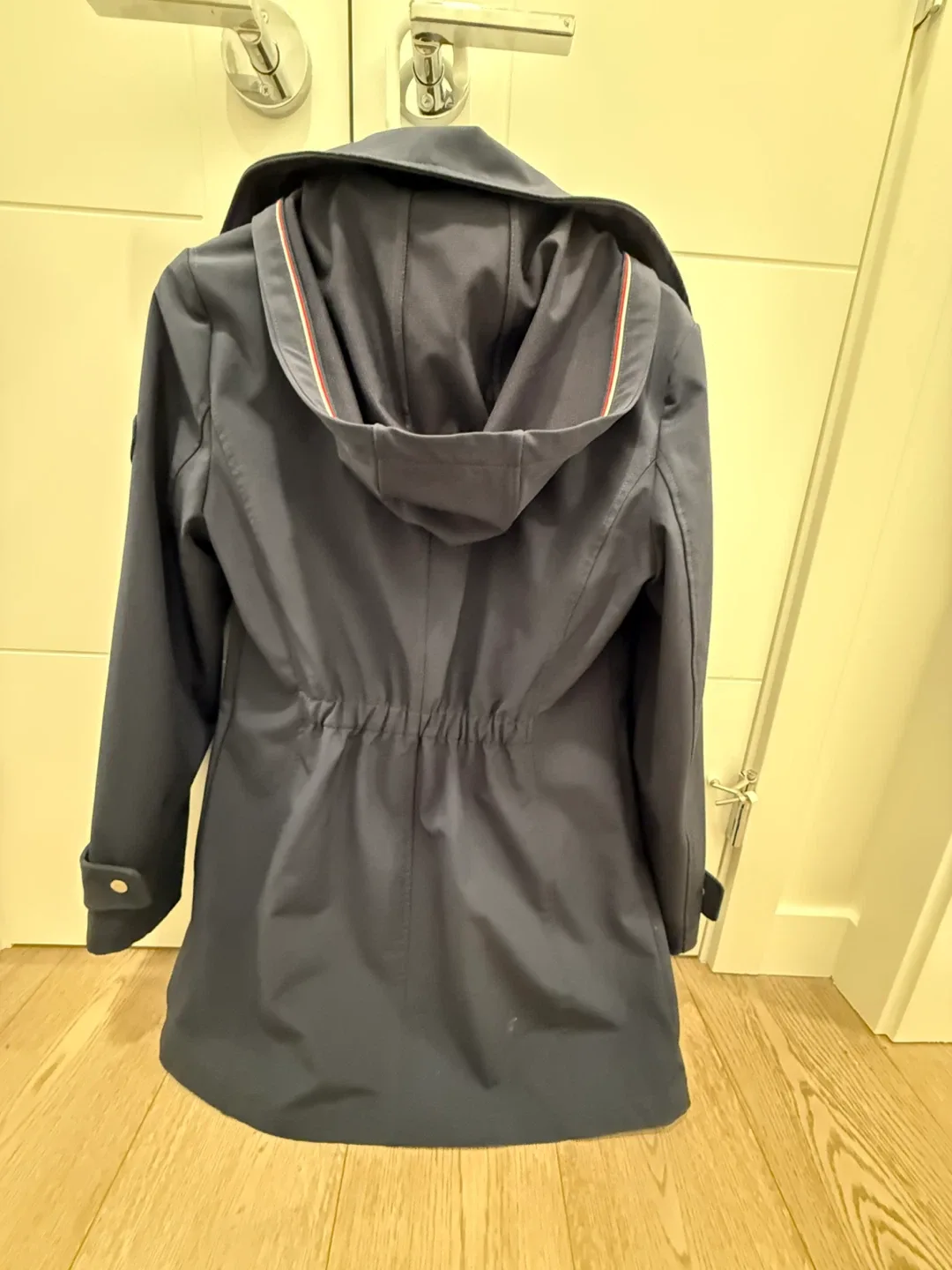Women’s Tommy Hilfiger Navy Blue Rain Coat - Size S image indicator(3)