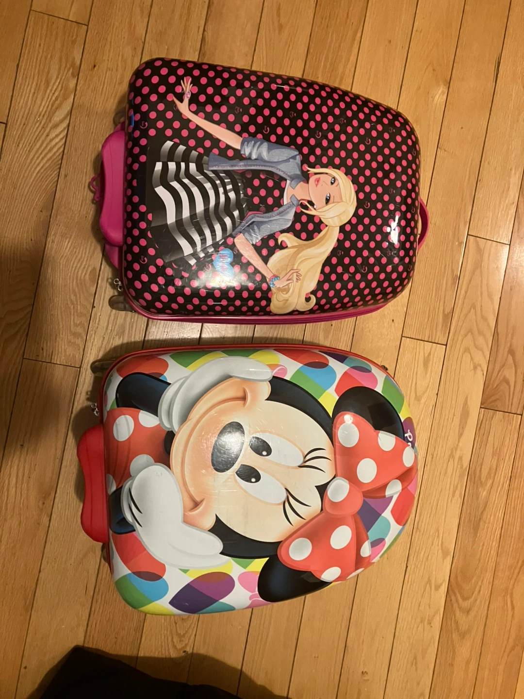 Kids' Rolling Luggage - Pink & Red - photo 3