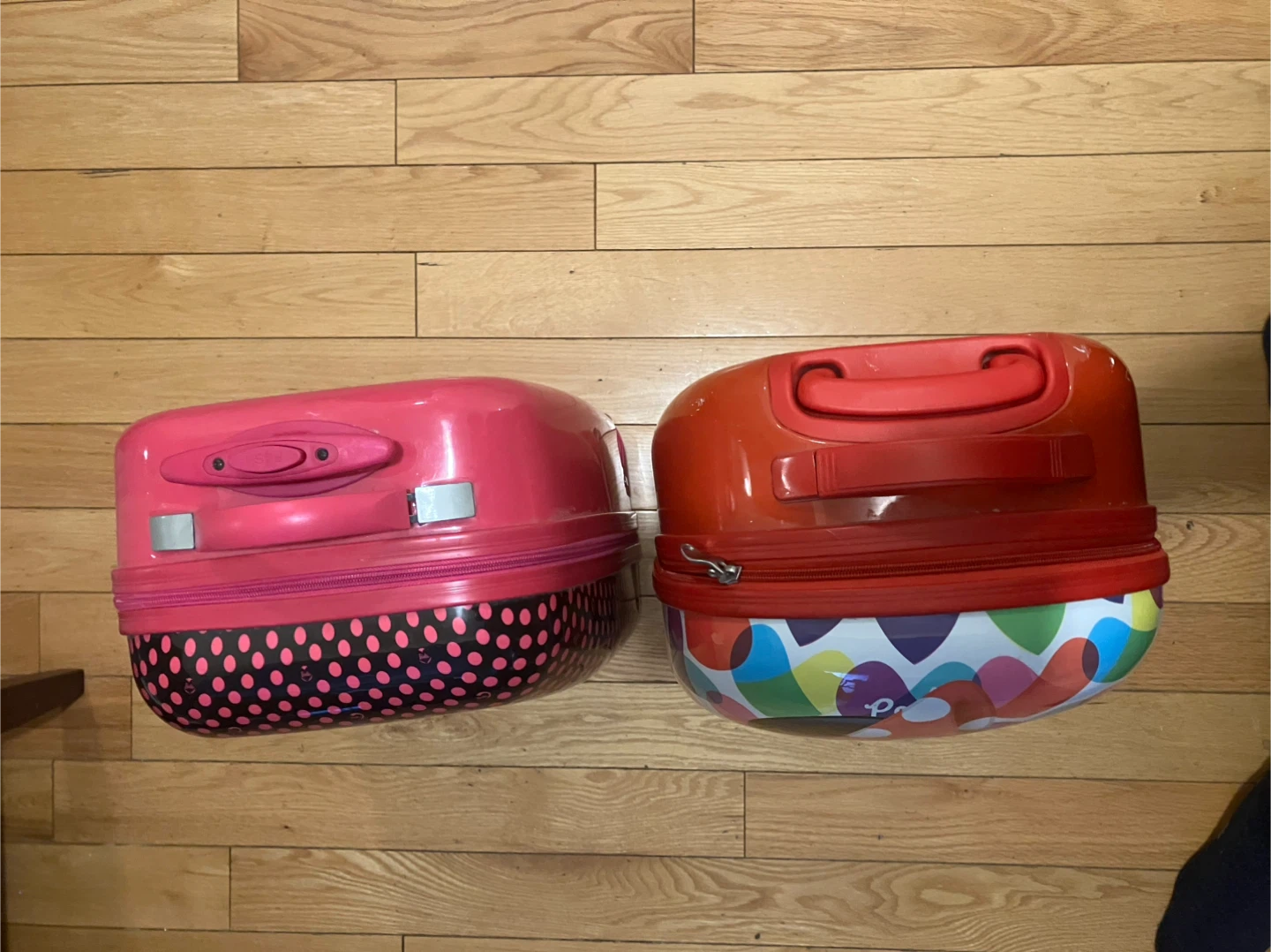 Kids' Rolling Luggage - Pink & Red - photo 2