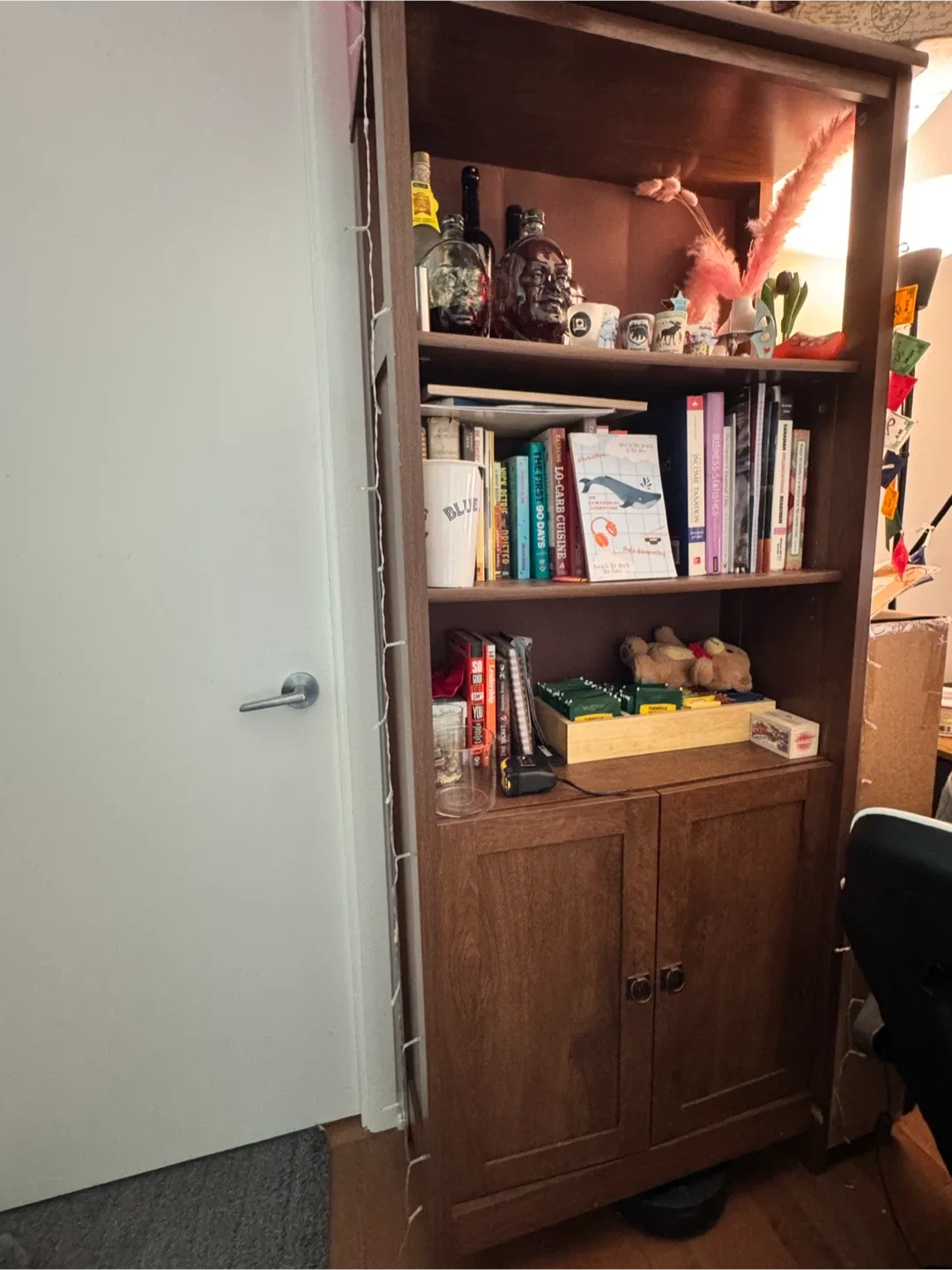 Wooden Bookcase - storage