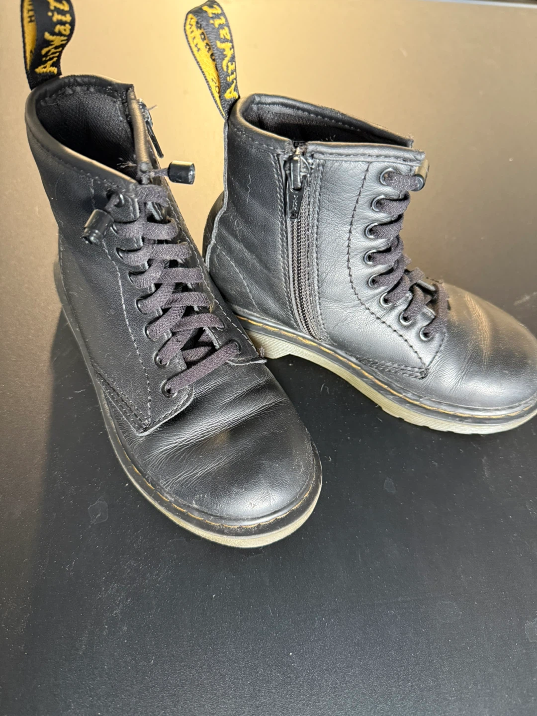 Dr. Martens Black Leather Boots - photo 2