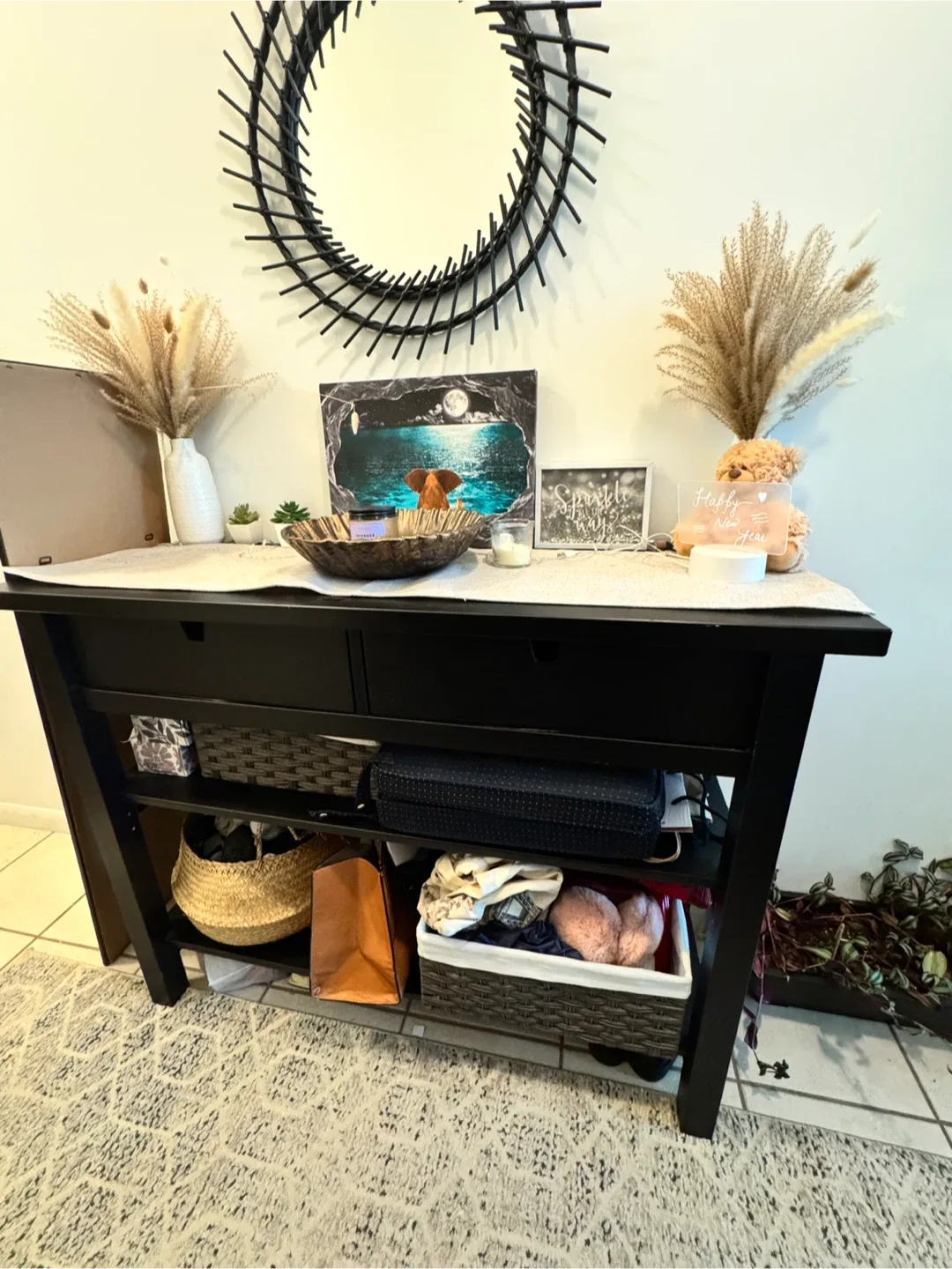 Black Console Table