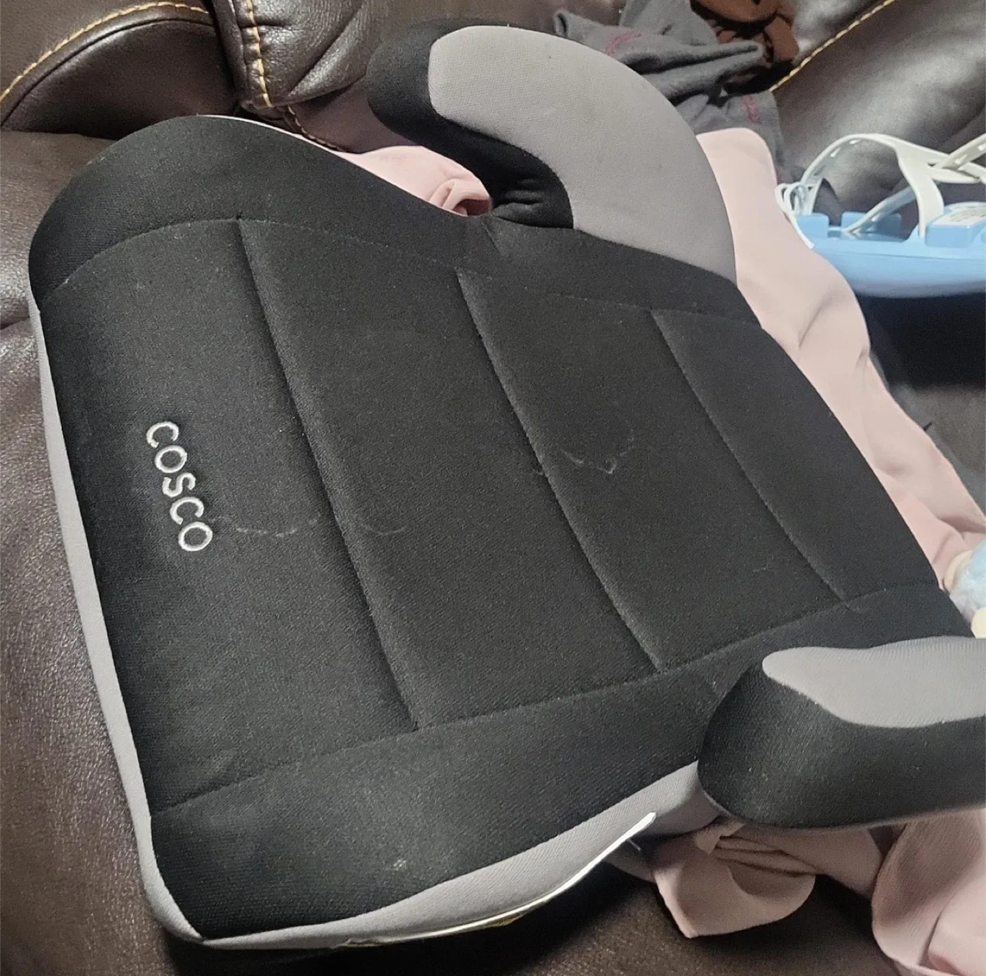 Costco Booster Seat - Black/Grey