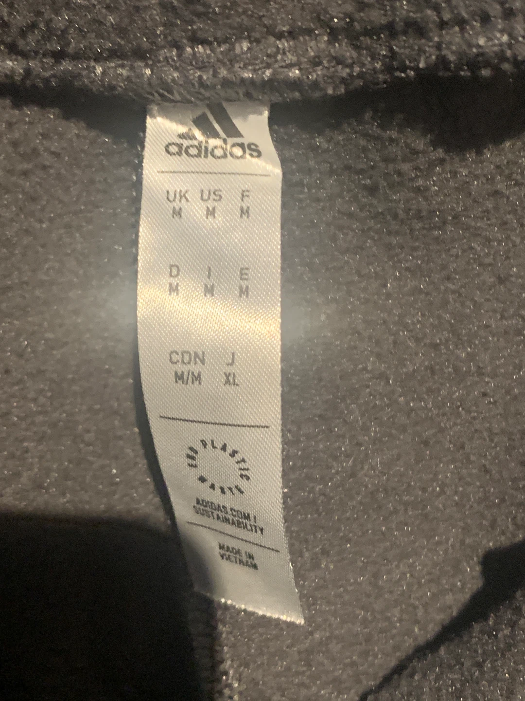 Adidas Black Fleece Tracksuit - Size M/M - photo 4