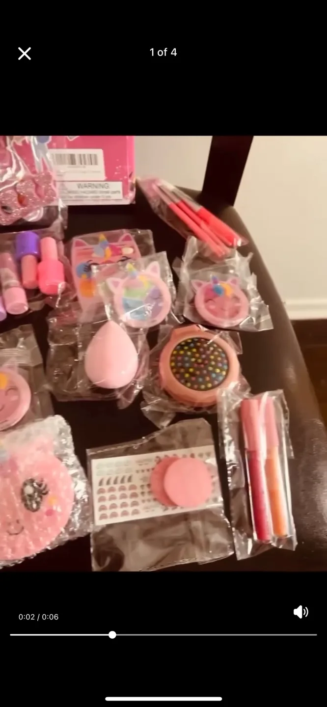 Kids Makeup Kit - Unicorn Theme, Pink image indicator(3)