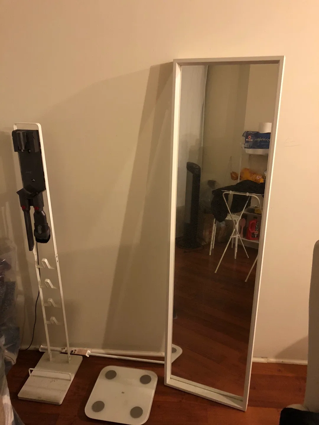 White Framed Full Length Mirror