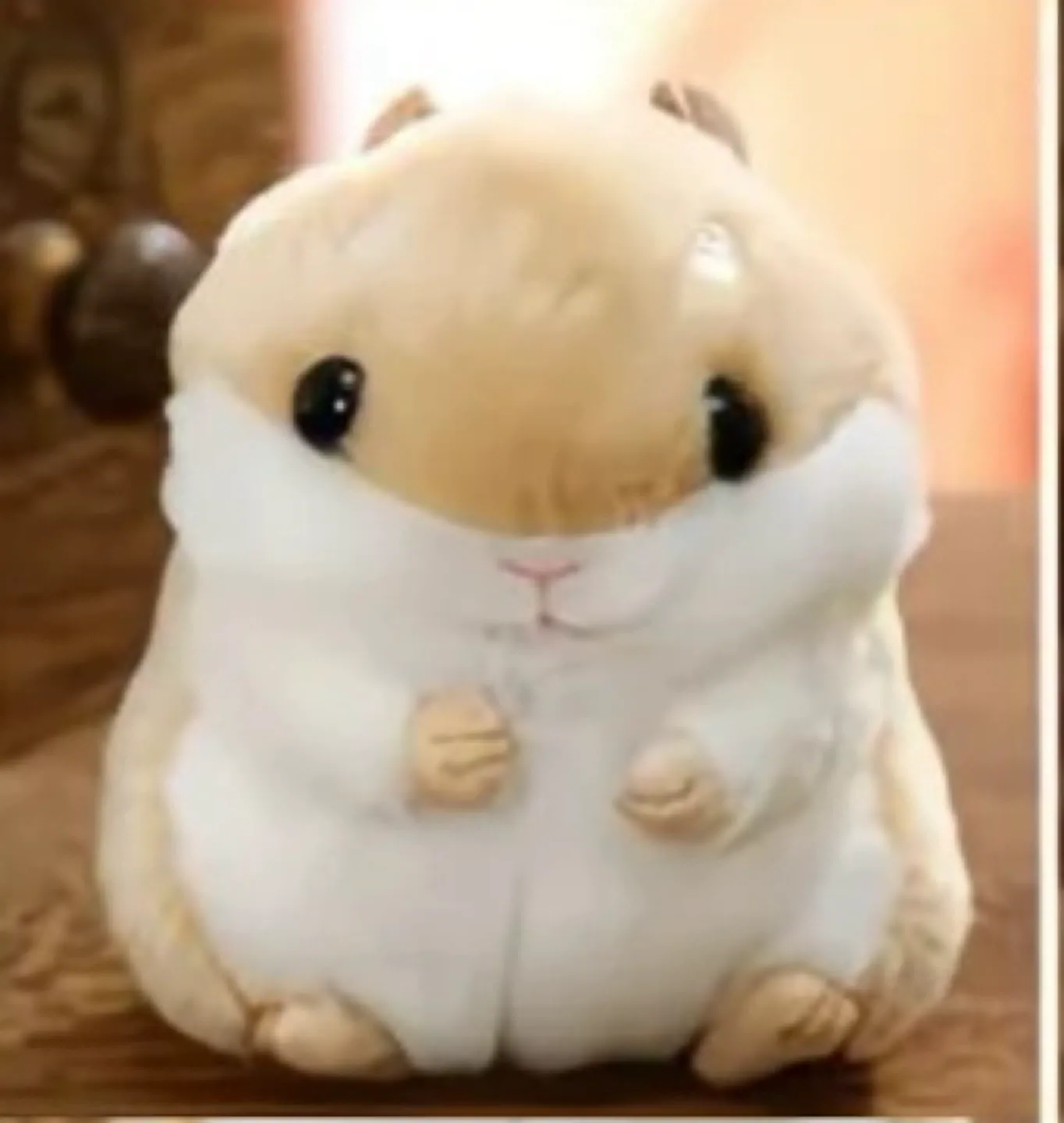 Hamster Plush Keychain