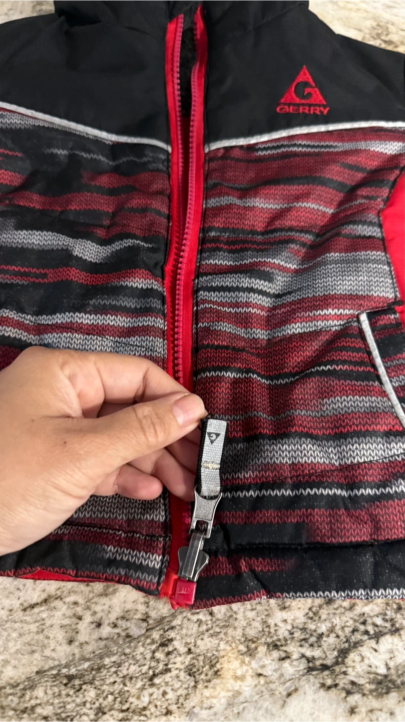Gerry Kids Jacket Red & Black two- side  check more pictures - photo 3