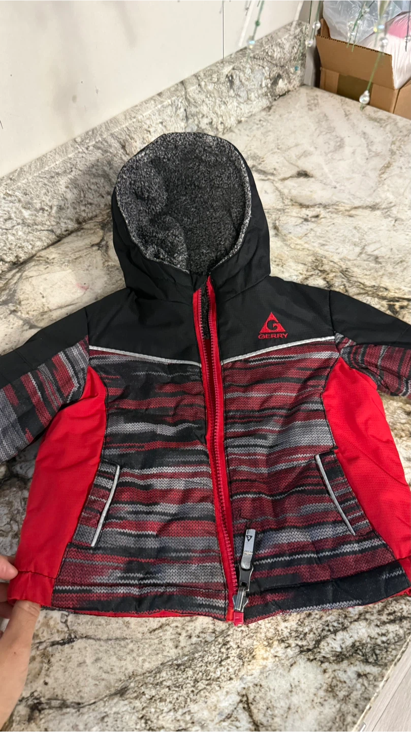 Gerry Kids Jacket Red & Black two- side  check more pictures - photo 4