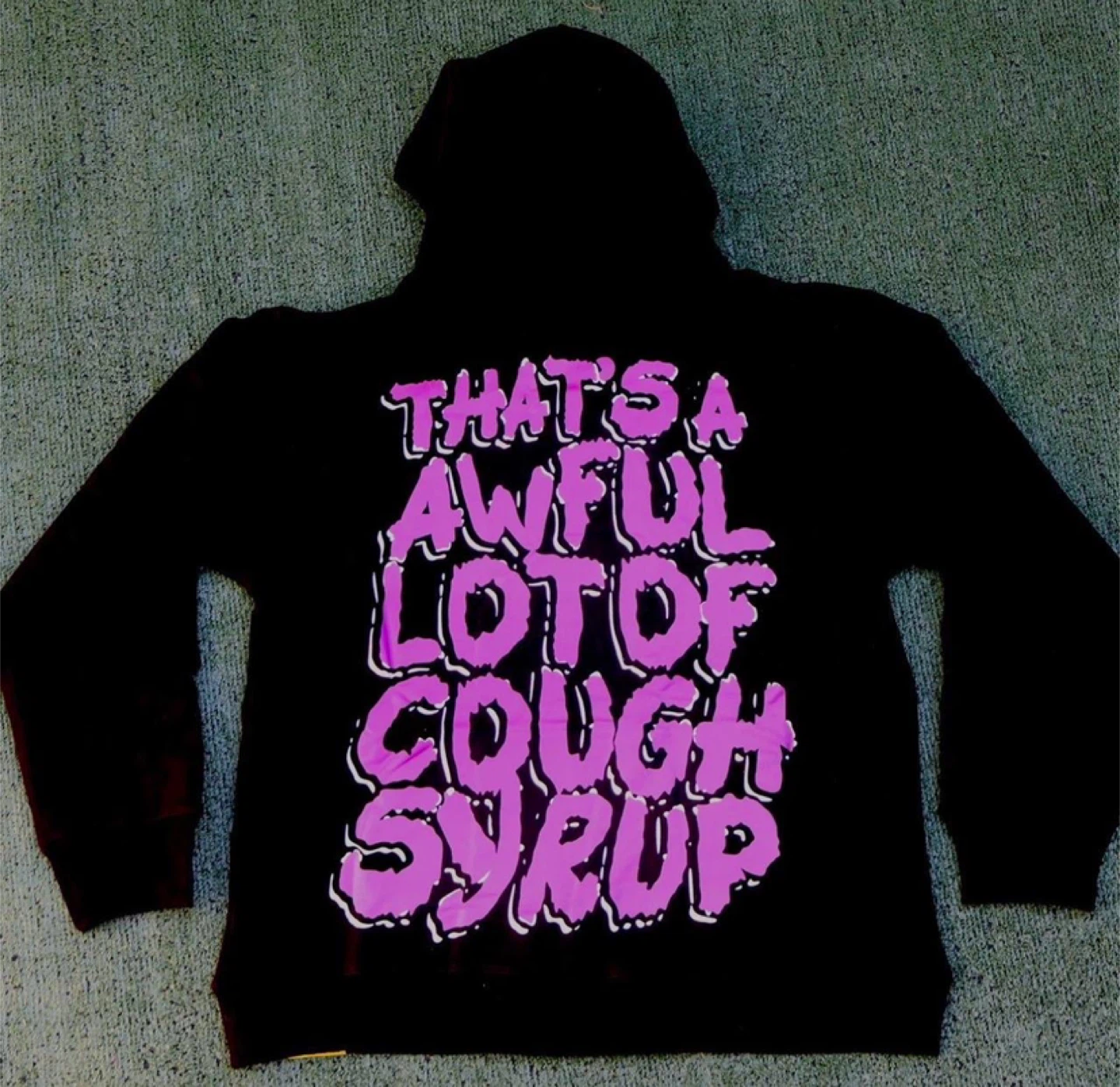 That’s A Awful Lot Of Cough Syrup Ghost Face Hoodie - photo 2