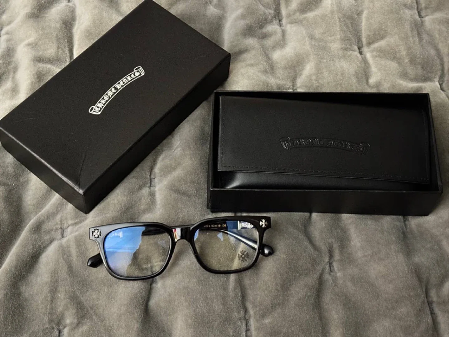 Chrome Hearts Black Glasses - Brand New