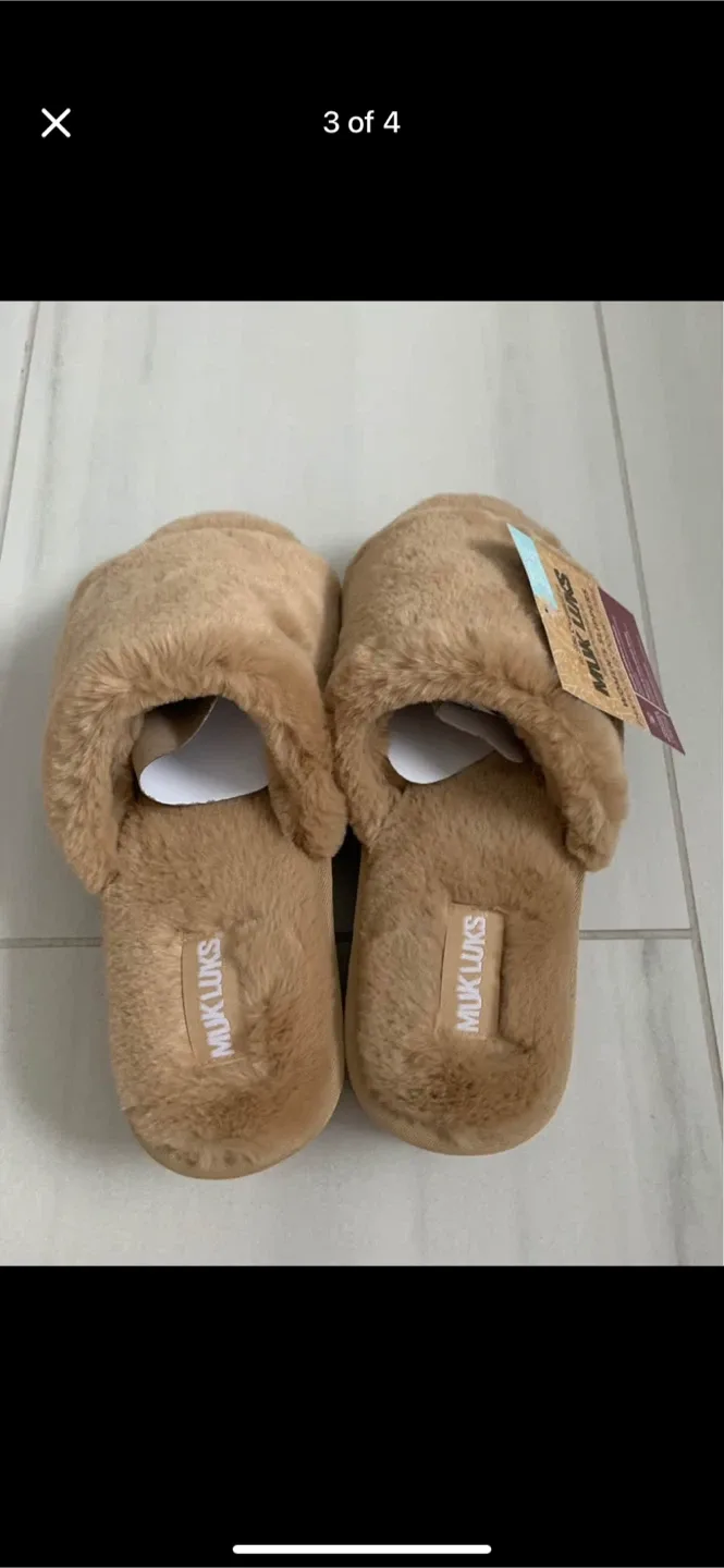 MUK LUKS KIRSTEY SLIDE SLIPPER size 5-6 image indicator(3)