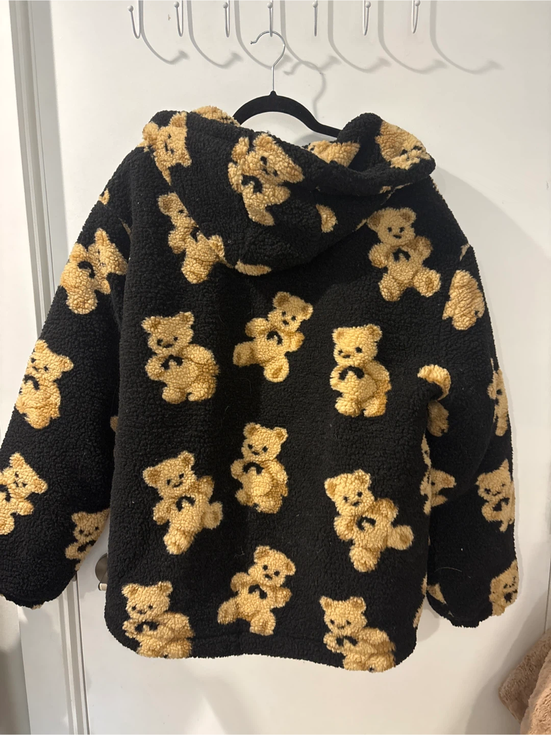 Fashion Teddy Bear Print Hooded Jacket - photo 2
