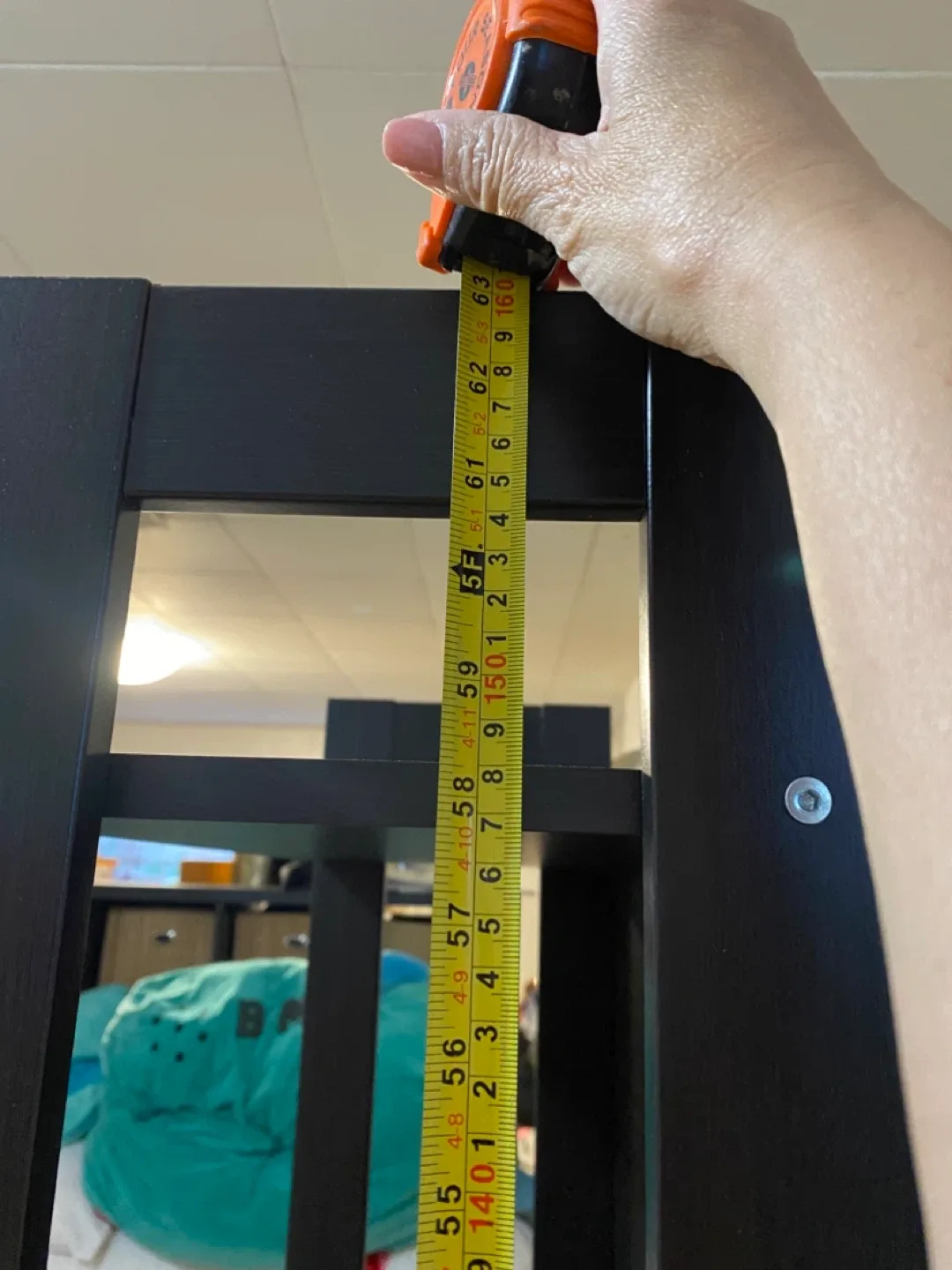 Black 5-Shelf Bookcase image indicator(2)