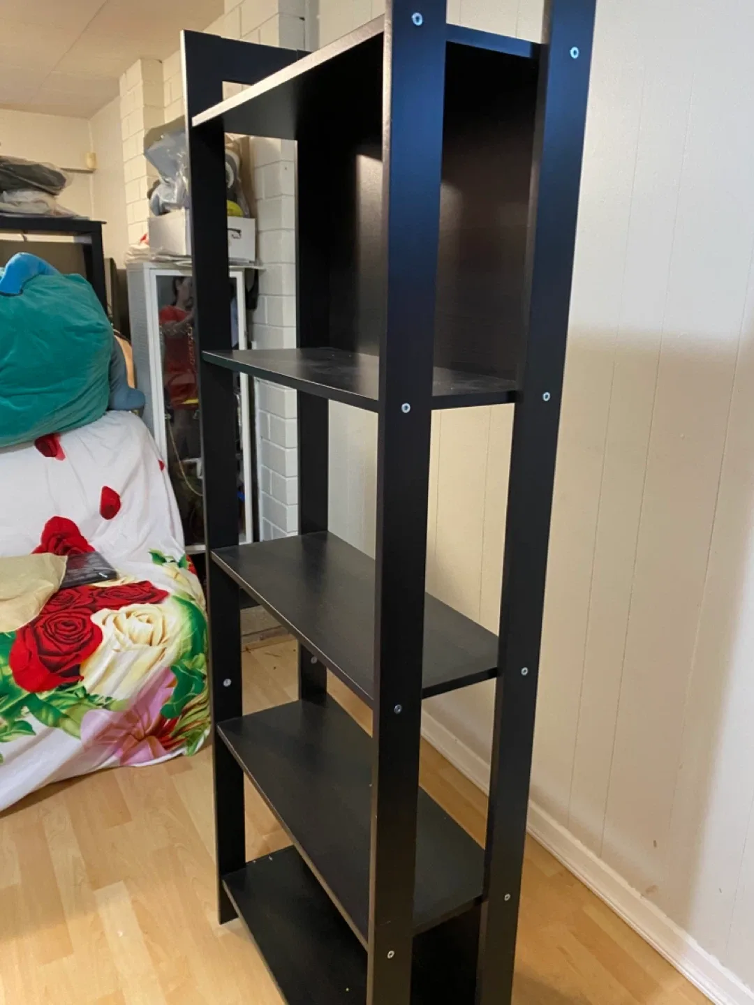 Black 5-Shelf Bookcase image indicator(4)