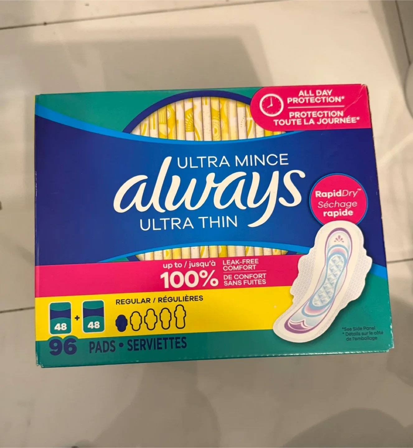 Always Ultra Thin Pads - 96 Count