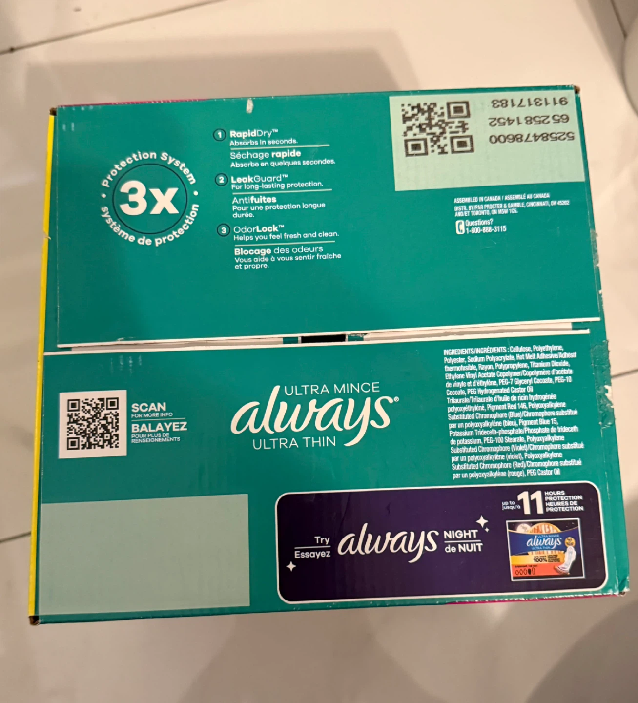 Always Ultra Thin Pads - 96 Count - photo 3