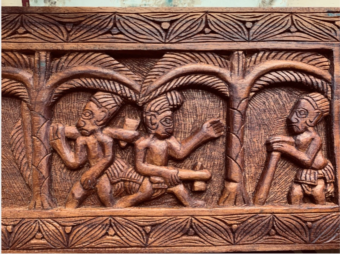 Wooden Carved Panel Wall Art - photo 2