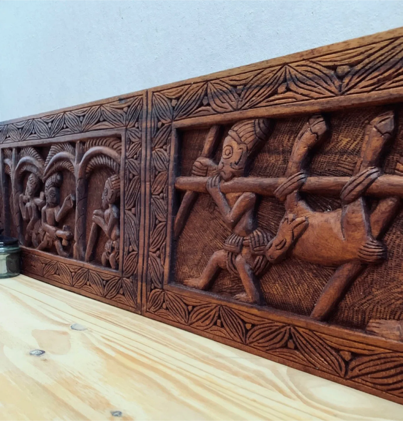 #🎁idea•Wooden Carved Panel Wall Art image indicator(4)