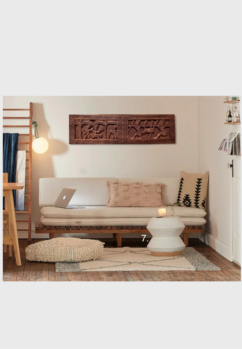 Wooden Carved Panel Wall Art - photo 5