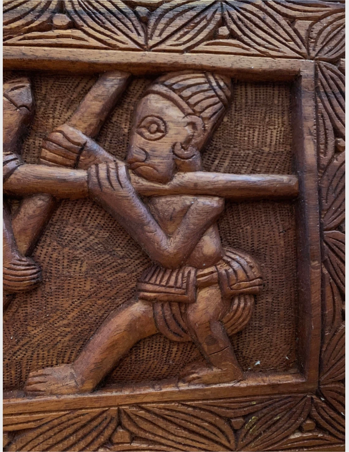 Wooden Carved Panel Wall Art - photo 4