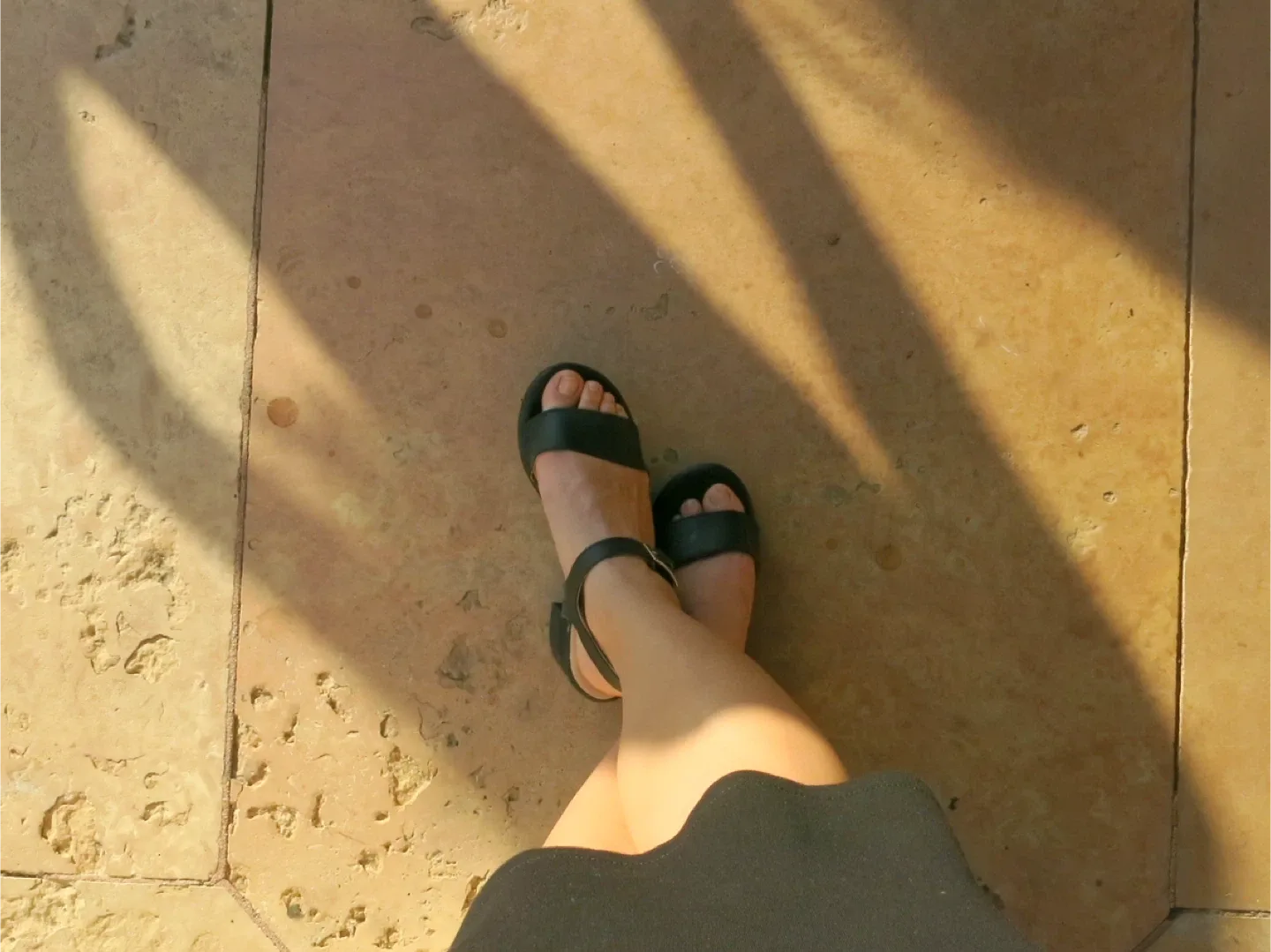 American Apparel heeled sandals size 9