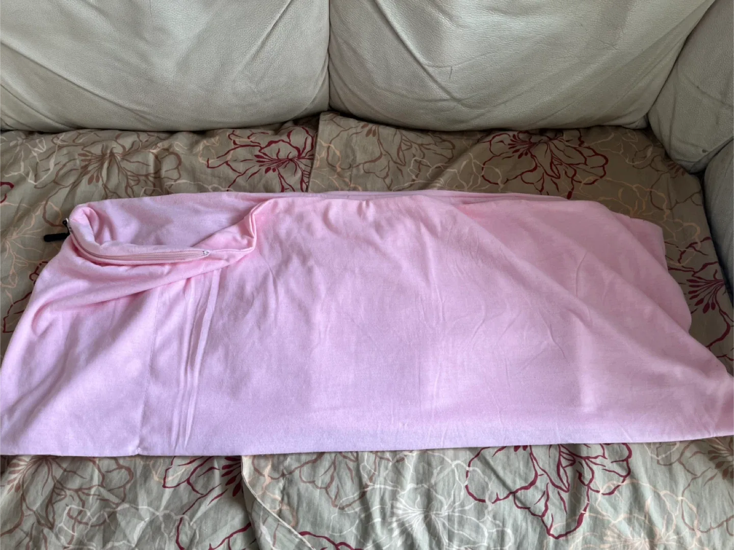 Pink Secret Pocket Infinity Scarf