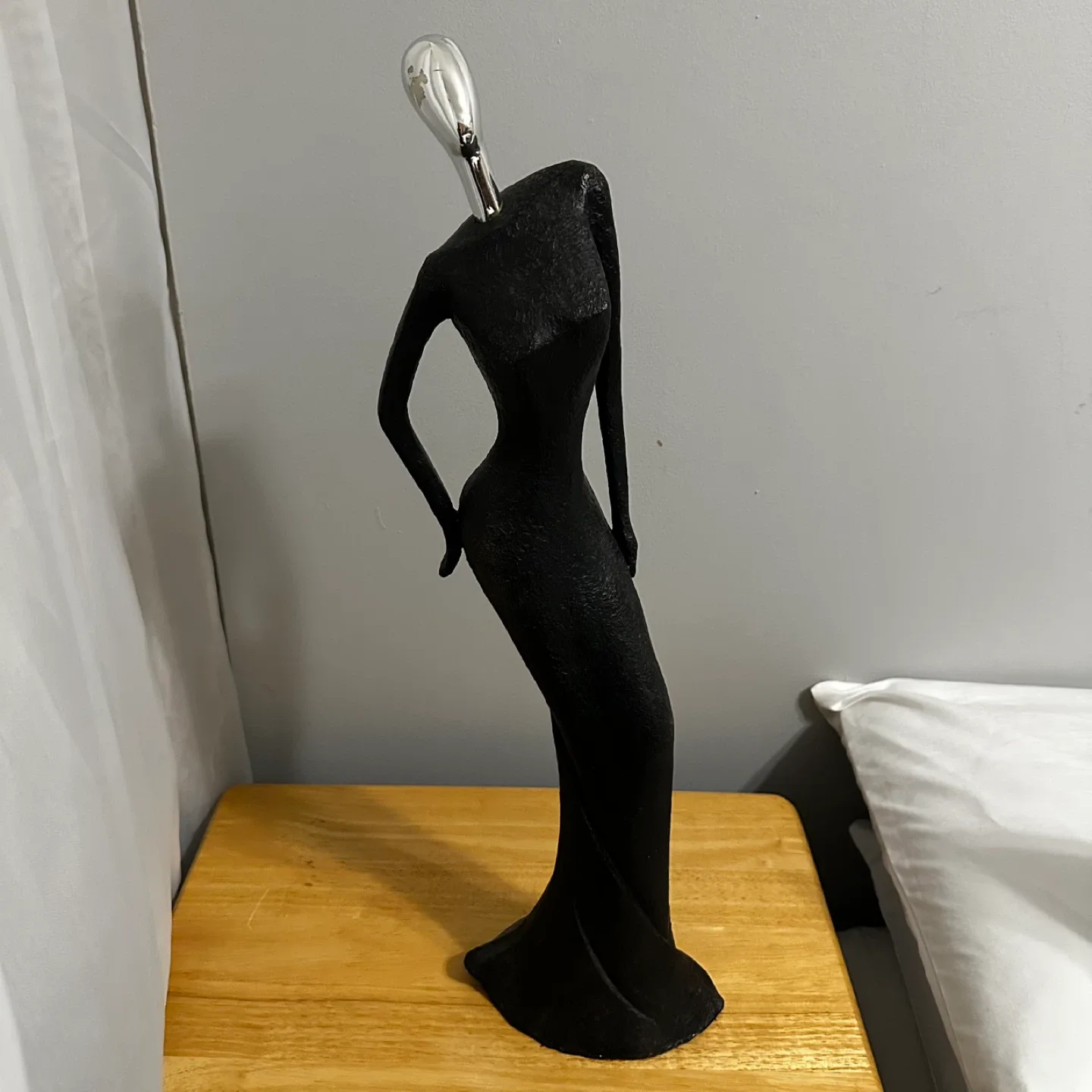 Abstract Woman Sculpture - Black