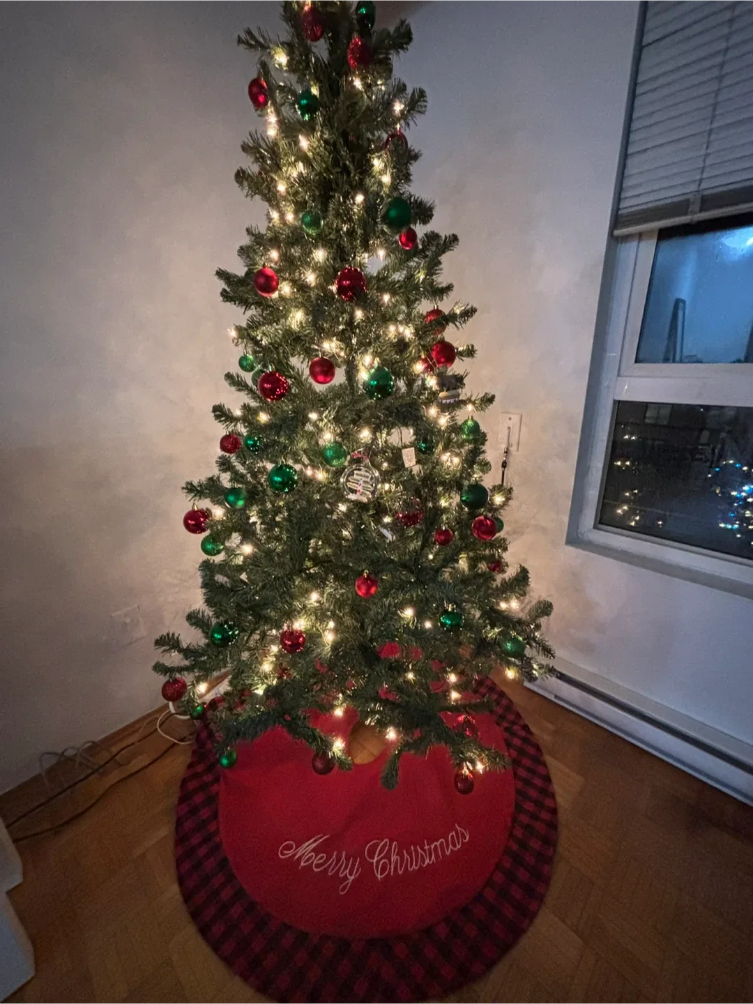 For Living 6.5ft Christmas Tree & Tree Skirt