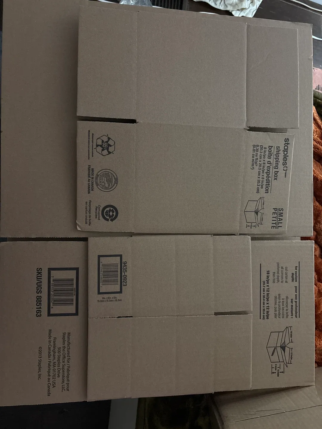 3 New Shipping Boxes