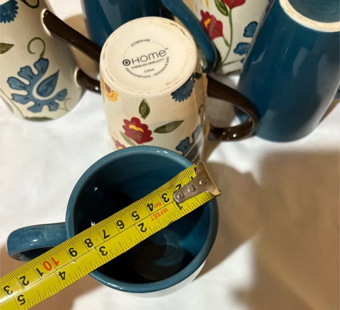 Set of 6 Home American Simplicity Stoneware Mugs image indicator(7)