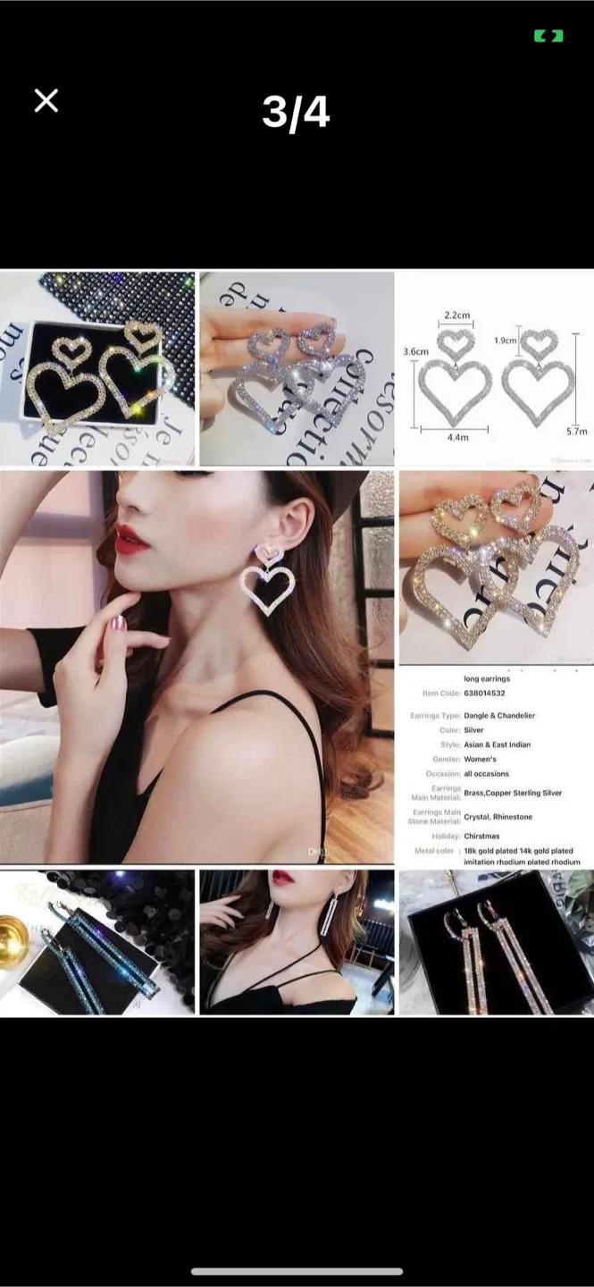 Elegant Crystal Earrings