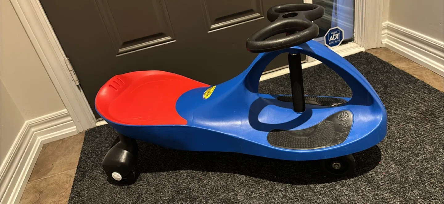 PlasmaCar Ride-On Toy - Blue & Red