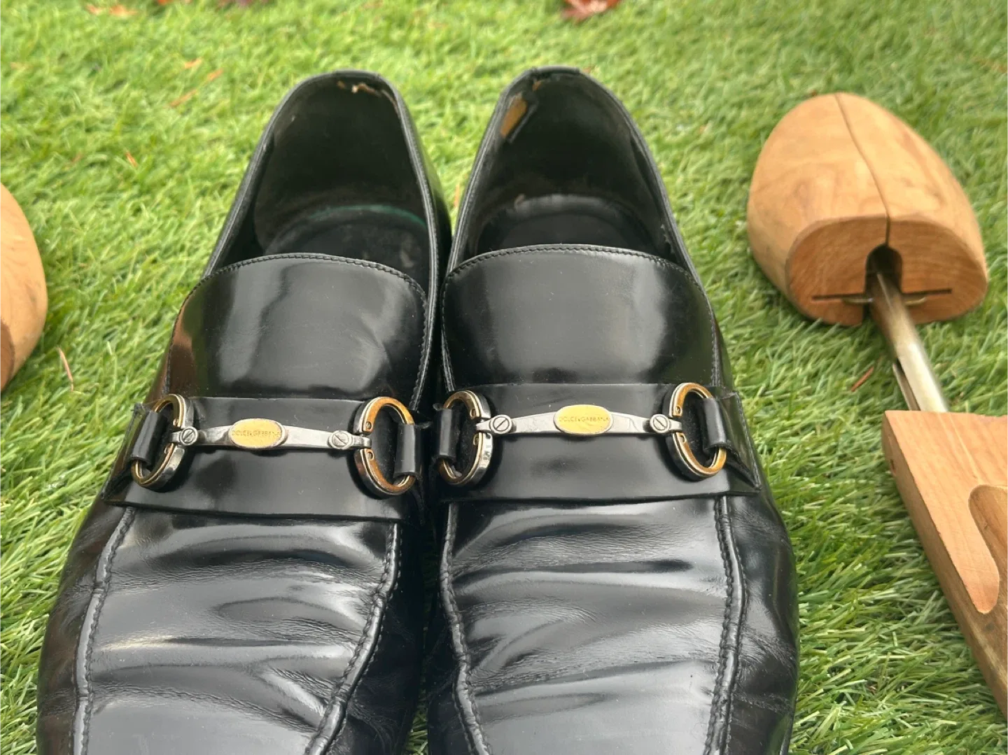 Dolce & Gabbana Black Leather Loafers image indicator(6)