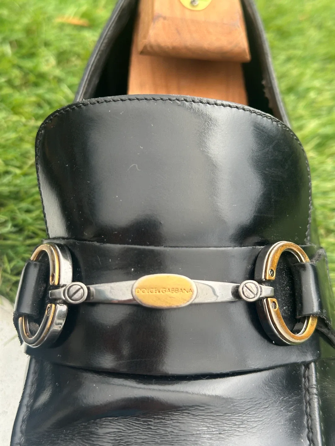 Dolce & Gabbana Black Leather Loafers image indicator(3)