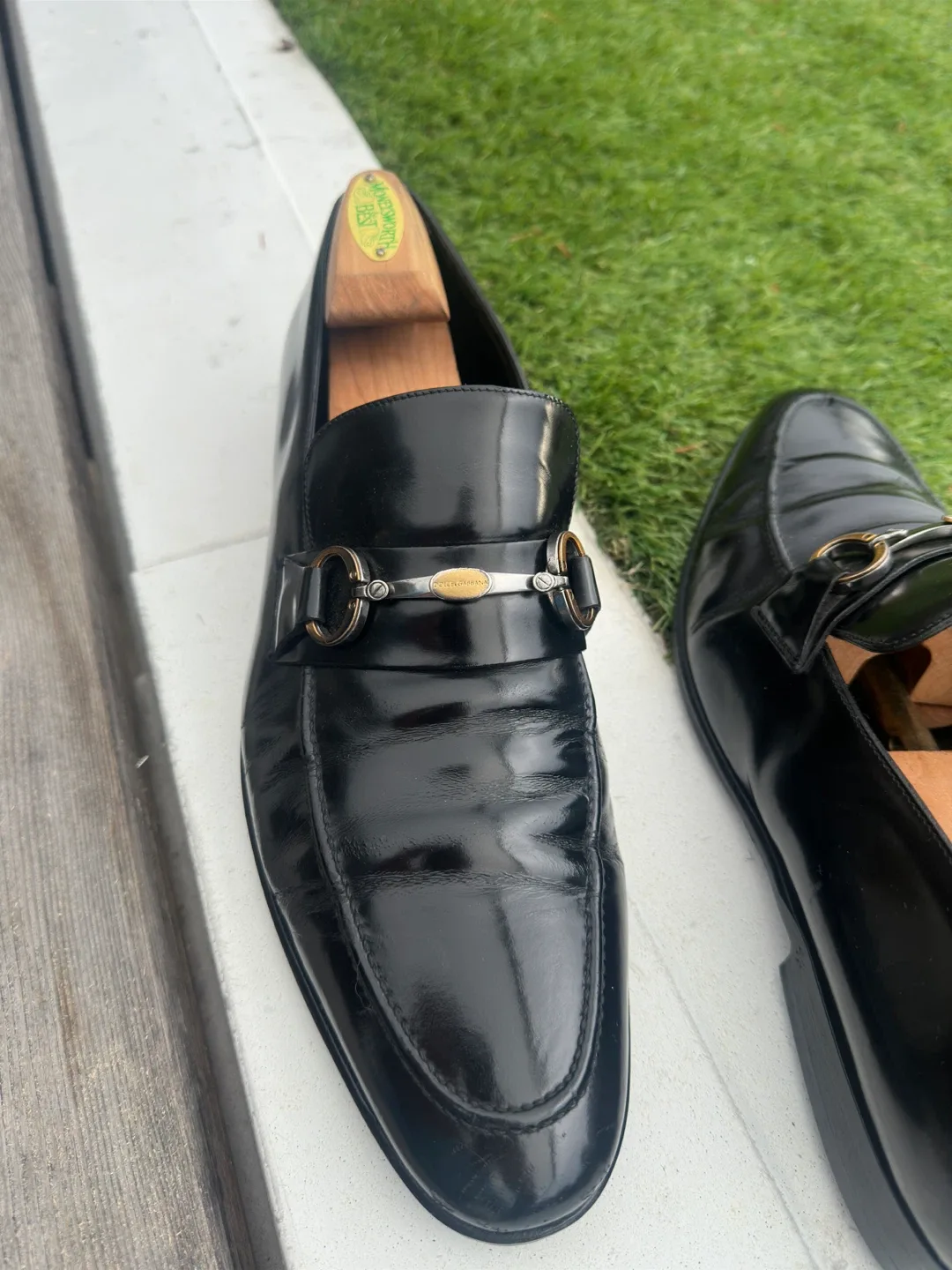 Dolce & Gabbana Black Leather Loafers image indicator(9)
