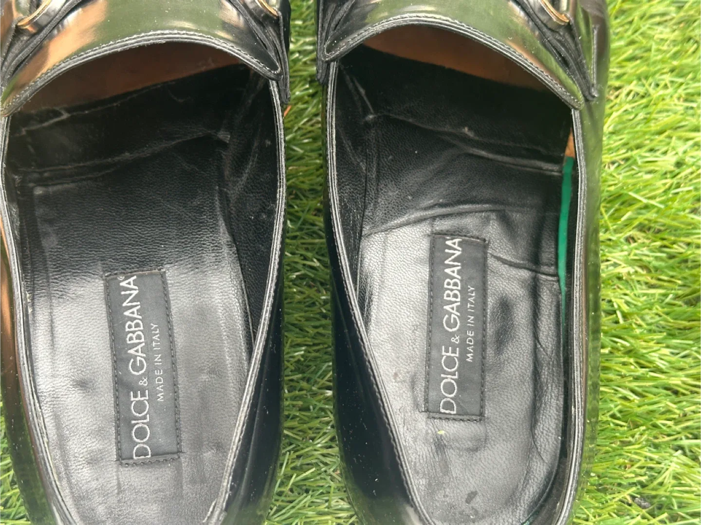 Dolce & Gabbana Black Leather Loafers image indicator(7)