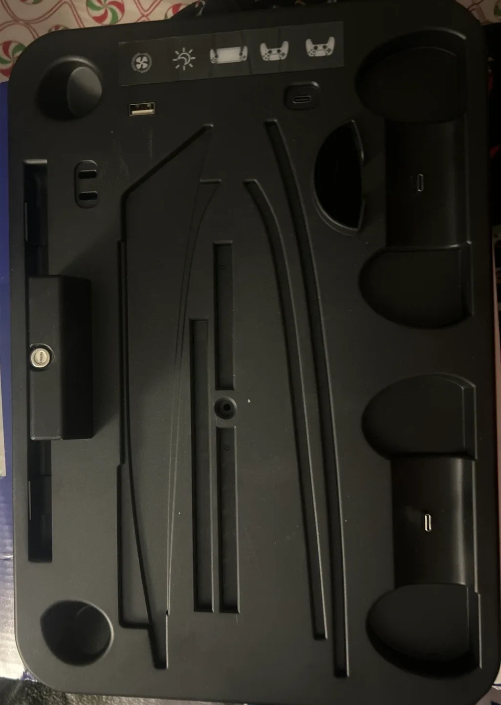 Cooling Stand with LED Light for PS5/PS5 Slim Console image indicator(2)