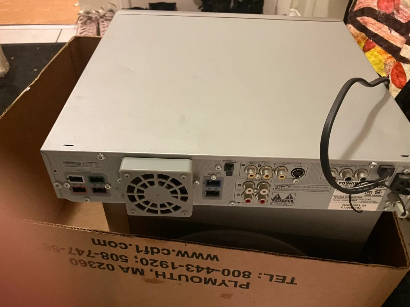 Toshiba DVD Player & Speaker System image indicator(4)