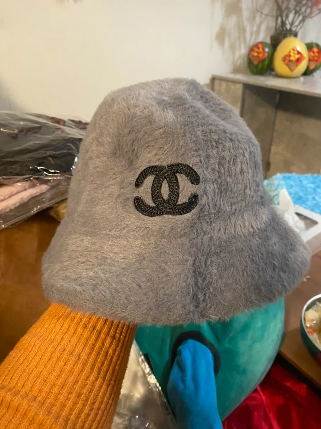 Chanel Bucket Hat - Grey