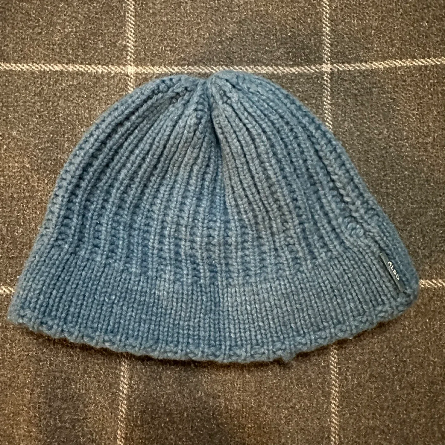 Aldo Blue Wool Blend Knit Beanie