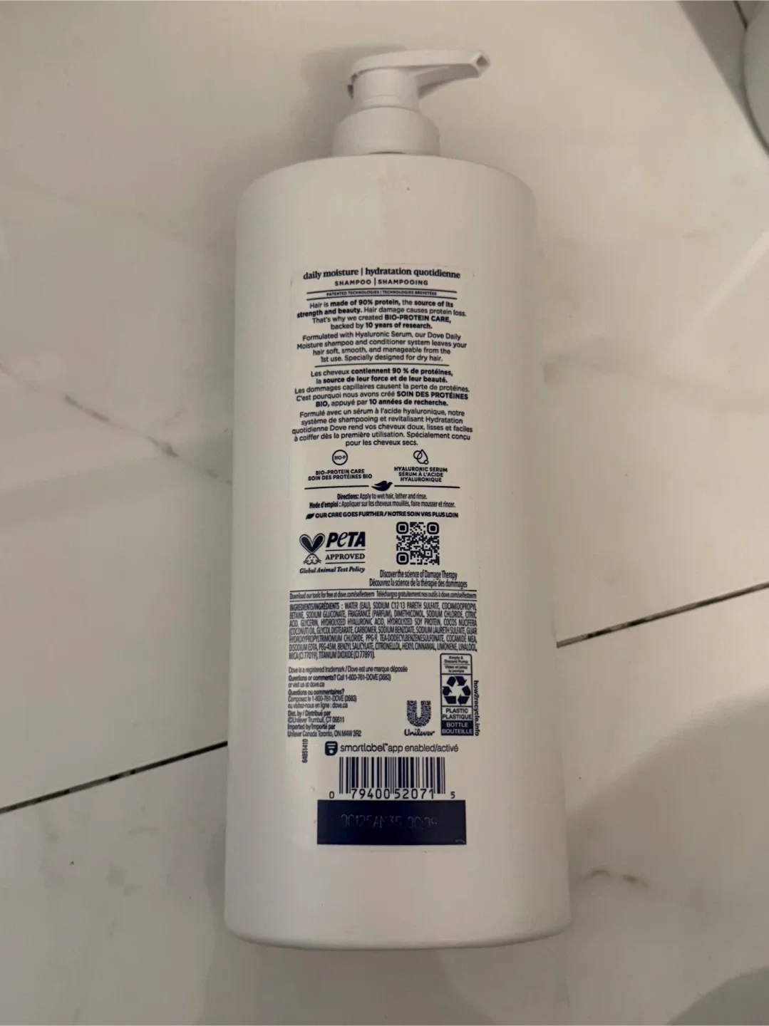 Dove Daily Moisture Shampoo - 1.18L image indicator(2)