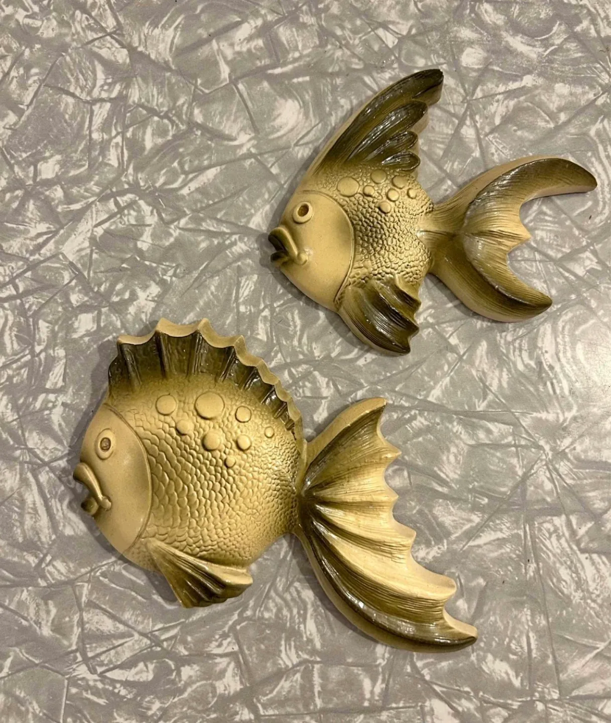 #Cleanout- Vintage Fish Wall Decor - Set of 2