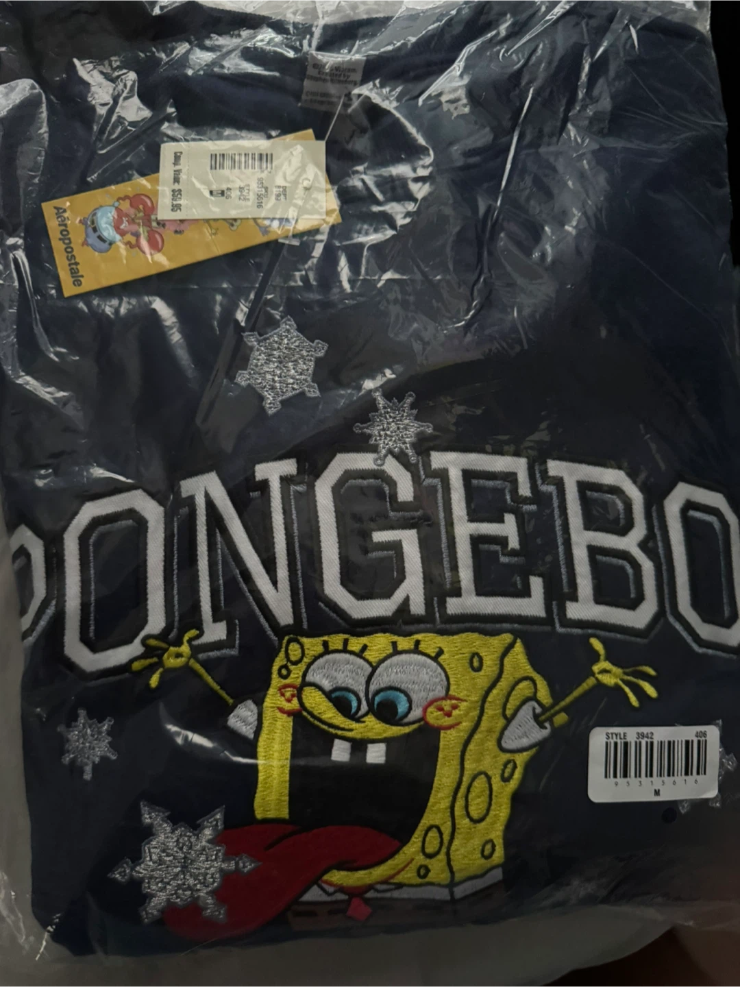 NEW Aeropostale SpongeBob Sweatshirt - Size M