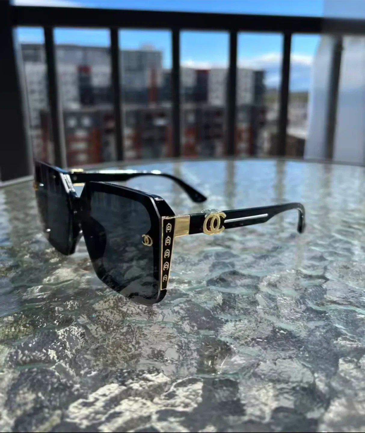 Chanel Black Sunglasses