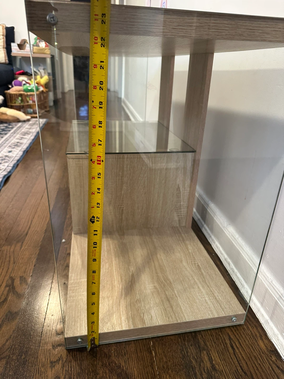 Wood & Glass TV Stand - 47 in wide - photo 2