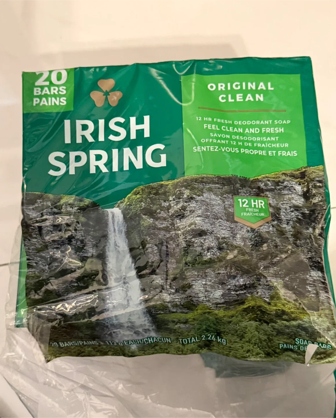 Irish Spring Original Clean Soap - 15 Bars
